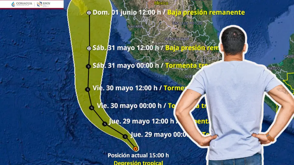 Se forma la primera depresión tropical en el Pacífico; ¿afectará Alvin a Baja California Sur?