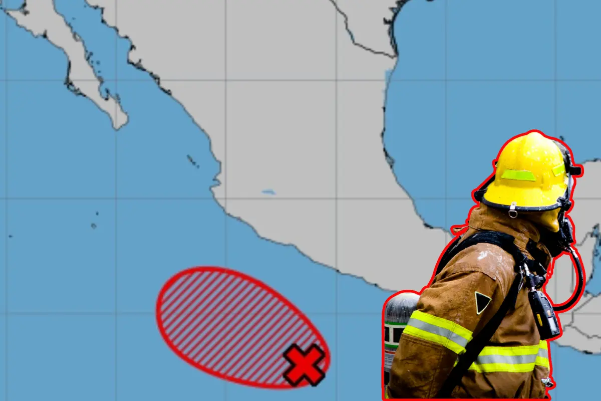 Es altamente probable que en las próximas horas nazca Alvin, la primera tormenta tropical en esta temporada de ciclones 2025. Fotos: Protección Civil del Estado | Canva.