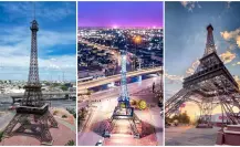 ¿Quién construyó la emblemática réplica de la Torre Eiffel ubicada en una Plaza de Durango?