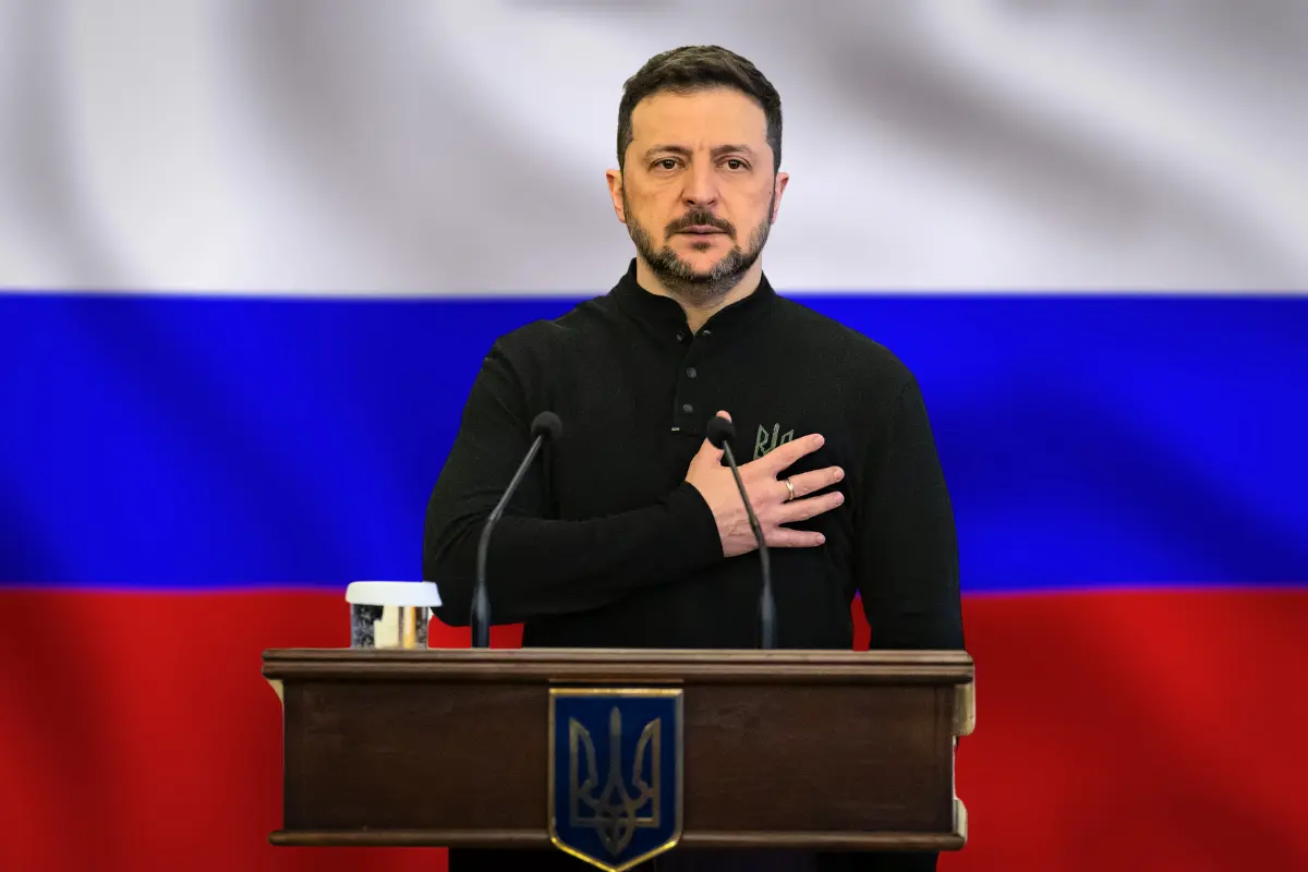 Créditos: Canva, X (@ZelenskyyUa).