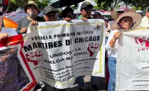 Continúa el paro de maestros de la CNTE en Yucatán: piden mejores condiciones laborales