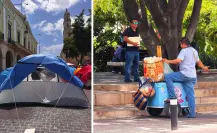 Paro laboral de maestros en Mérida beneficia a comerciantes ambulantes