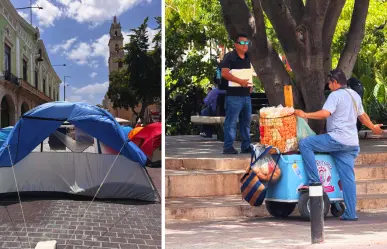 Paro laboral de maestros en Mérida beneficia a comerciantes ambulantes