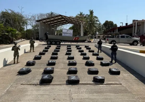 Armada de México asegura 1500kg de cocaína en Litoral de Jalisco