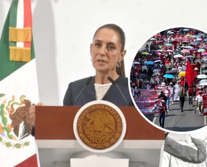 Claudia Sheinbaum ante no acuerdo con la CNTE afirma que no habrá represión