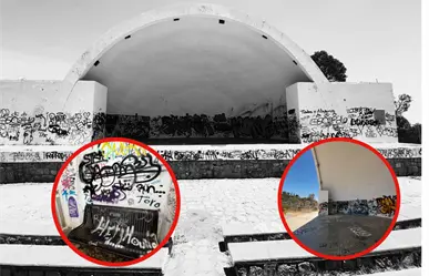 La triste y pésima imagen de la Concha Acústica del Parque Sahuatoba