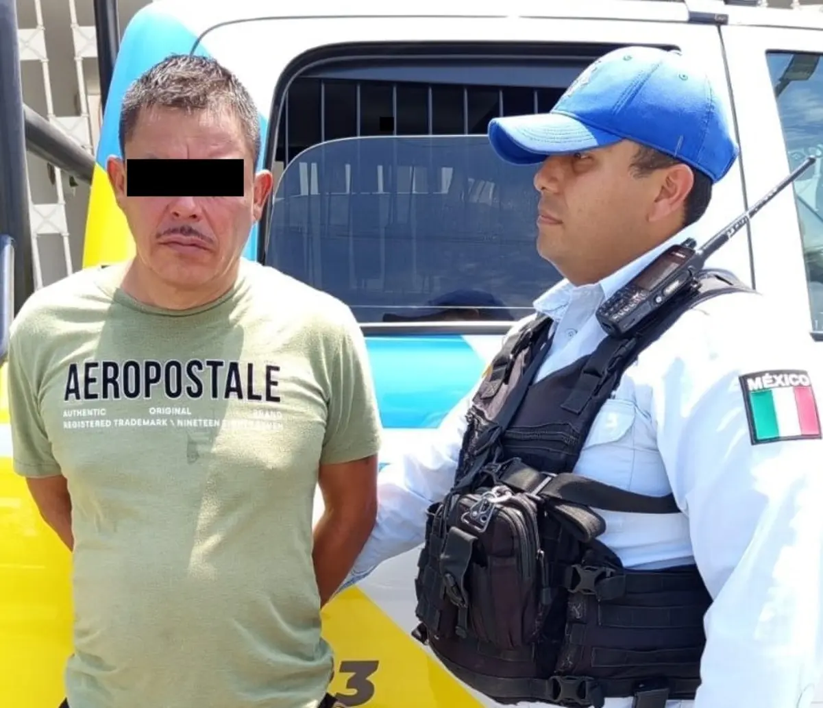 La captura del presunto ladrón de auto partes se dio en la colonia Villa Cumbres al norponiente de Monterrey. Foto: Policía de Monterrey.