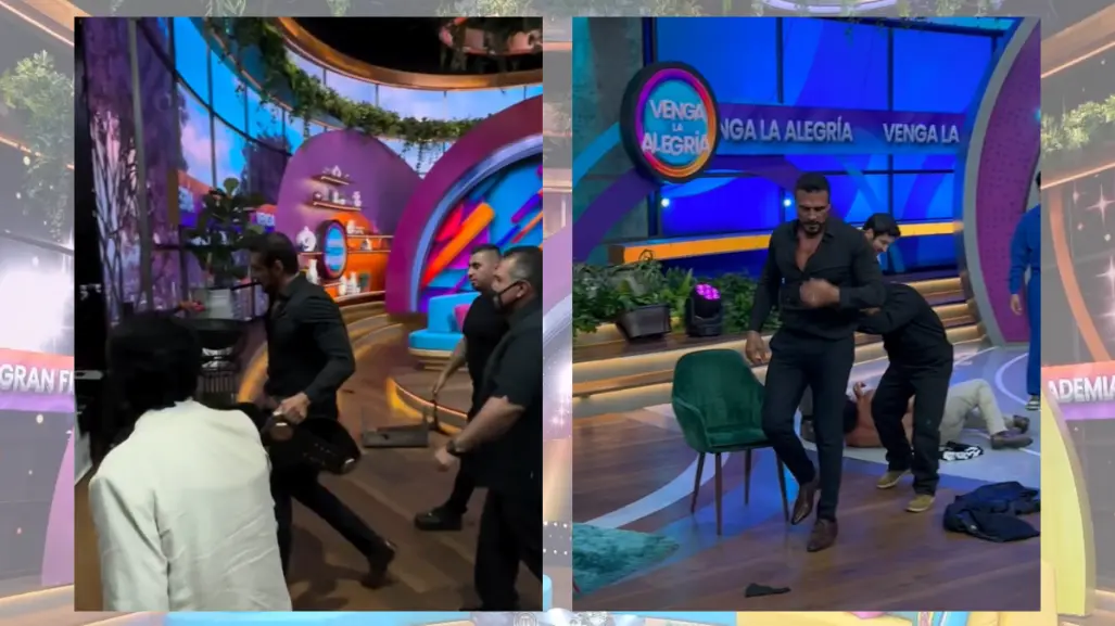 "El Patrón" provoca caos en "VLA", golpea a un hombre en vivo y lo sacan del programa