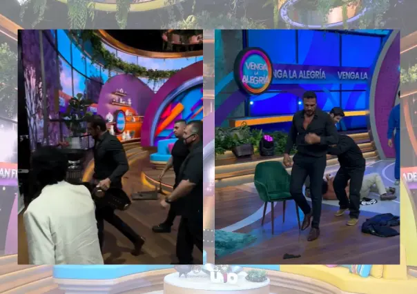 "El Patrón" provoca caos en "VLA", golpea a un hombre en vivo y lo sacan del programa
