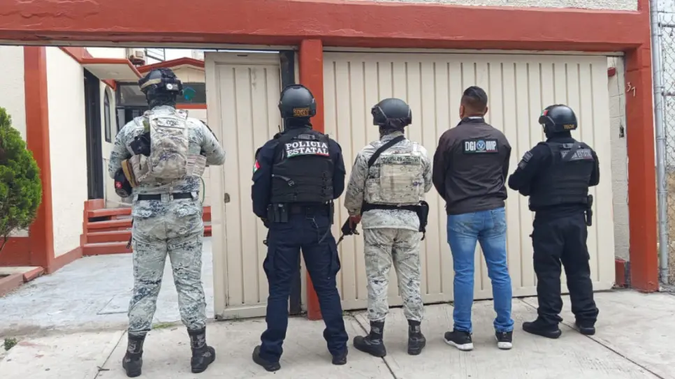 Enfrentamiento armado en Edomex deja seis detenidos y una persona rescatada en Tlalnepantla