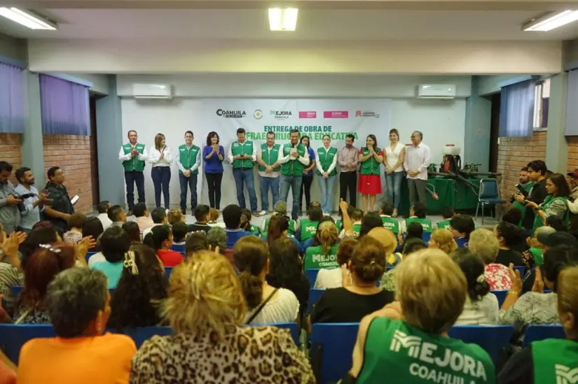 MejoraCoahuila entrega obra en la UPN Torreón / Foto: Gobierno de Coahuila