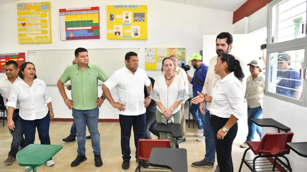 Escuelas de Tabasco continúan con clases pese a altas temperaturas