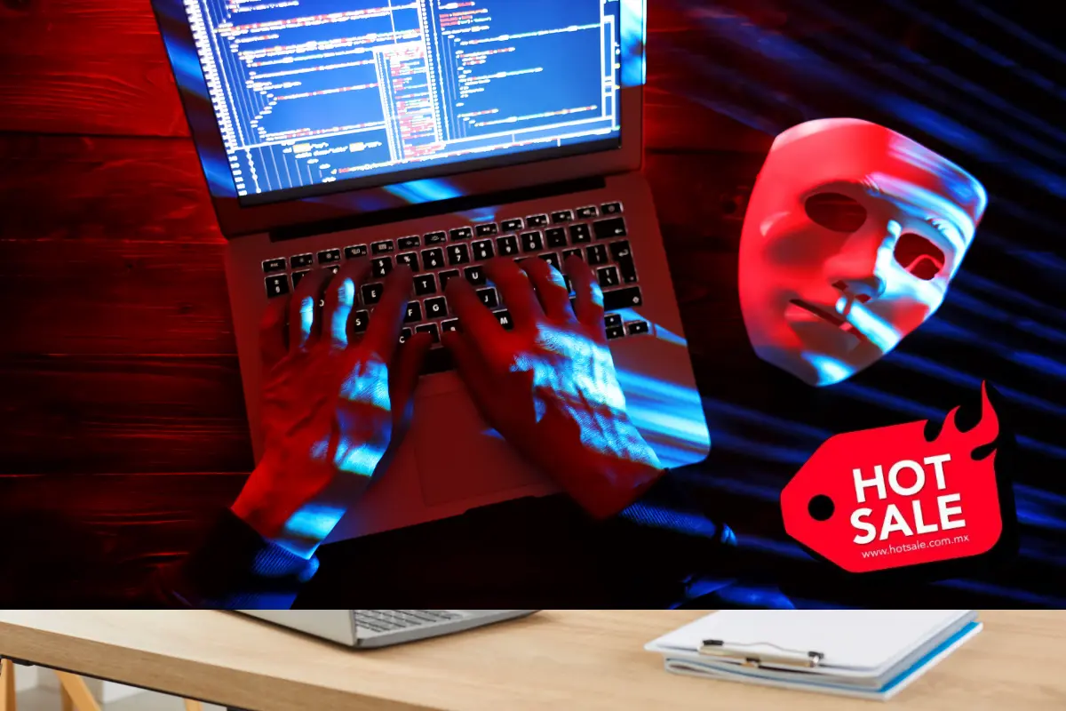 Las estafas y fraudes cibernéticos incrementan durante el Hot Sale, las autoridades exhortan a extremar precauciones para no ser víctima de los ciberdelincuentes. Foto: Canva | Hot Sale