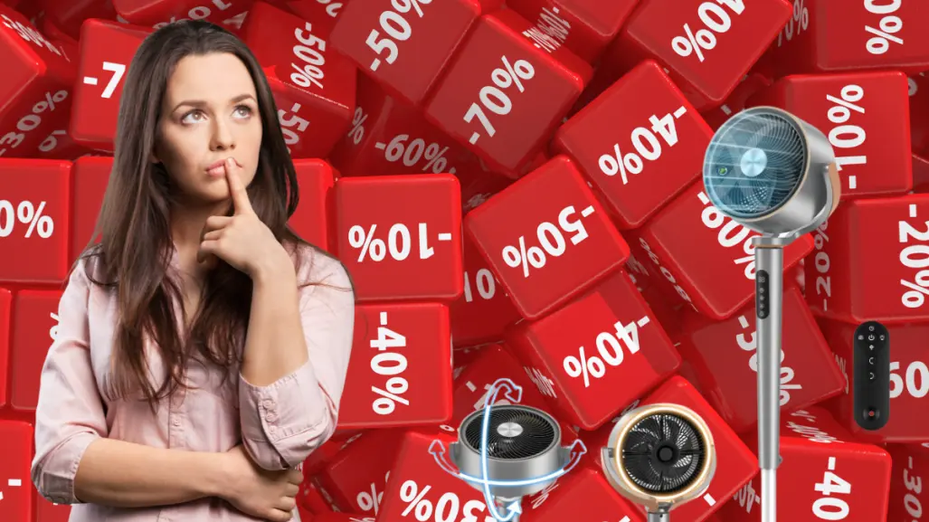 Hot Sale Amazon tiene un ventilador de pedestal con el 49% de descuento