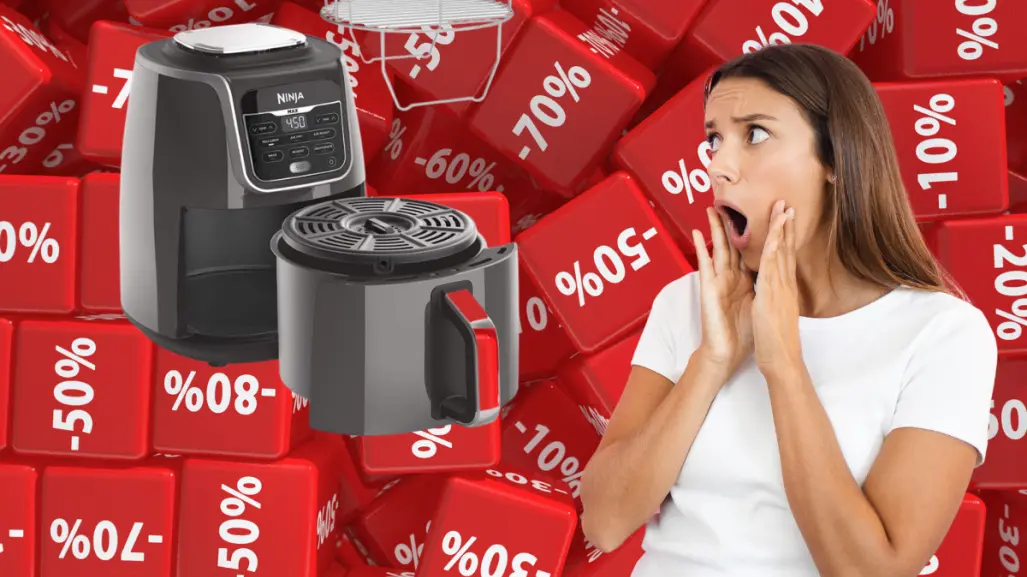 Hot Sale Amazon tiene una air fryer Ninja con el 54% de descuento
