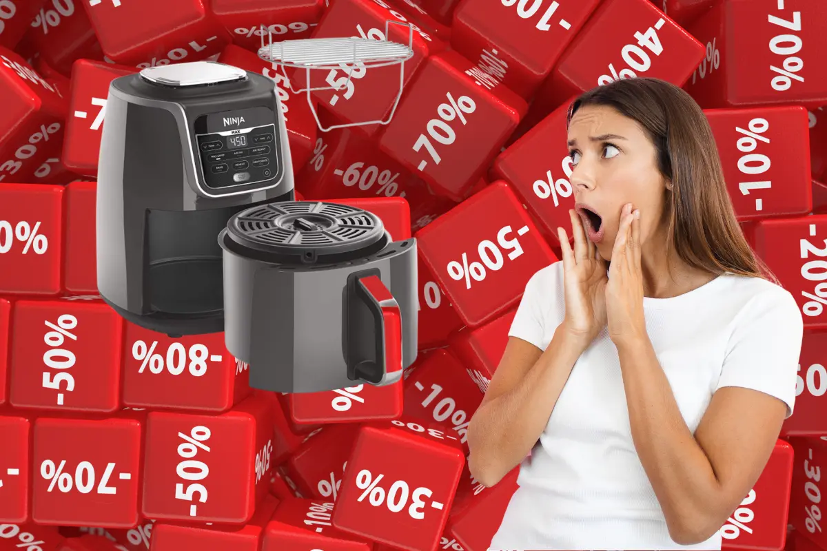 La air fryer Ninja tiene un ahorro de más de #2,300 pesos con la oferta que tiene Amazon. Foto: Canva |Hot Sale