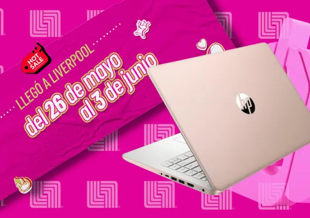 Hot Sale en Liverpool: Laptop HP con el 23% de descuento
