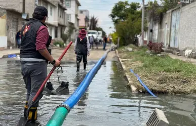 ¡Aguas! Lluvias provocan encharcamientos en estas colonias de Chalco, Edomex