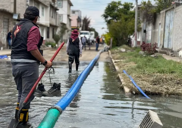 ¡Aguas! Lluvias provocan encharcamientos en estas colonias de Chalco, Edomex