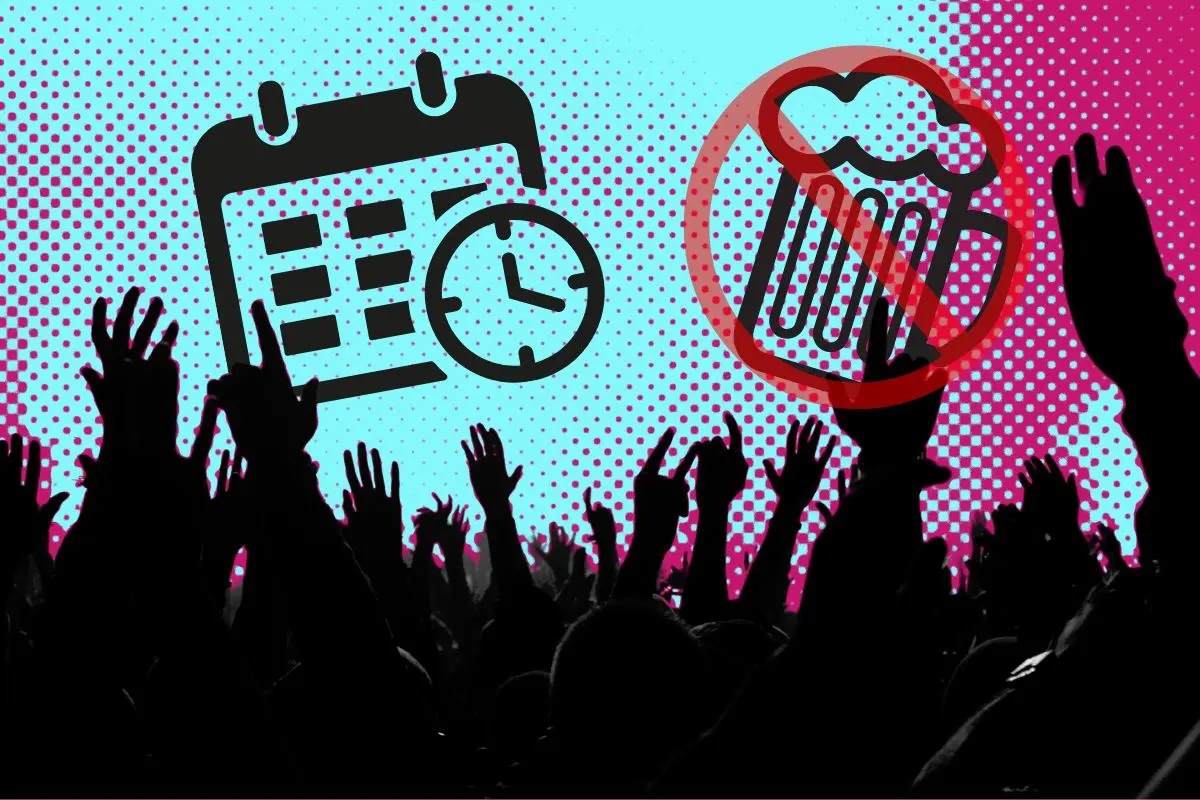 Diversos eventos y conciertos se vieron forzados a cambiar sus fechas debido a la ley seca que habrá el primero de junio. FOTO: CANVA