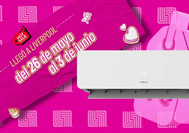 Liverpool tiene este mini split con el 45% de descuento