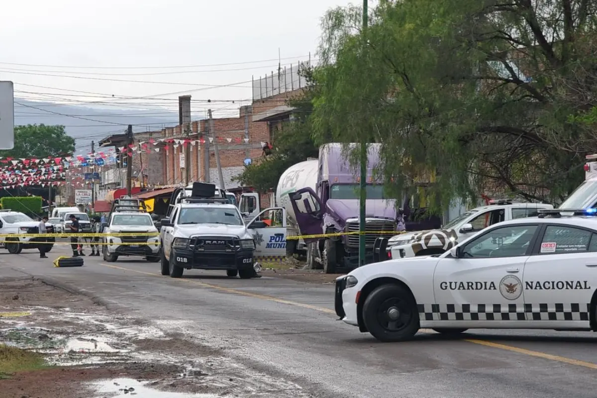 Las autoridades acordonaron la escena del crimen Foto: Jesús Padilla