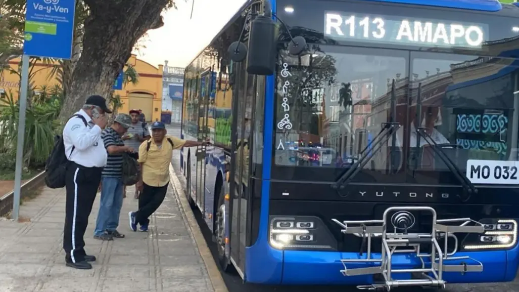 Va y Ven de Mérida: realizan nueva reubicación de paraderos