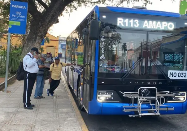 Va y Ven de Mérida: realizan nueva reubicación de paraderos