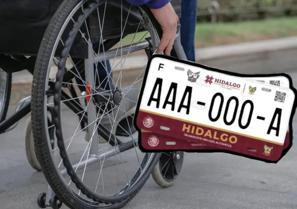 Placas vehiculares en Hidalgo: ¿cuánto cuestan las láminas para personas con discapacidad?