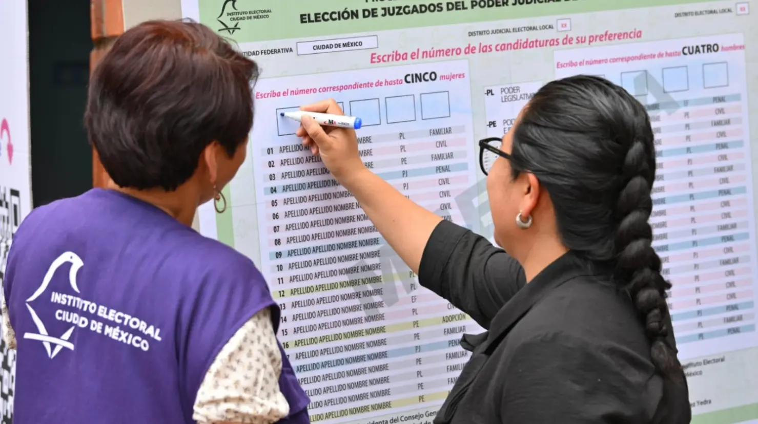 Elecciones Poder Judicial, Foto: IECM