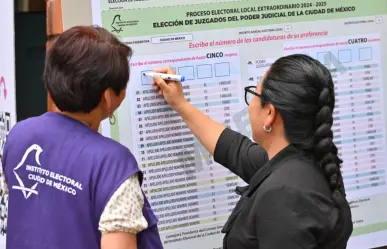 Tres candidaturas al Poder Judicial de CDMX, bajo investigación por "acordeones"