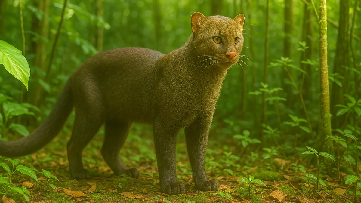 Este felino está emparentado con el puma y el chita Foto: Canva/Alexis Lara