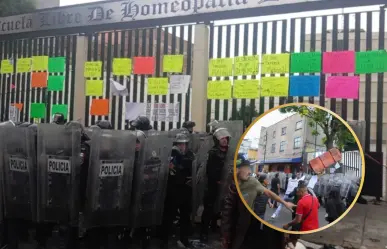 La escuela libre de homeopatía que es un símbolo de Peralvillo y epicentro de las protestas en CDMX