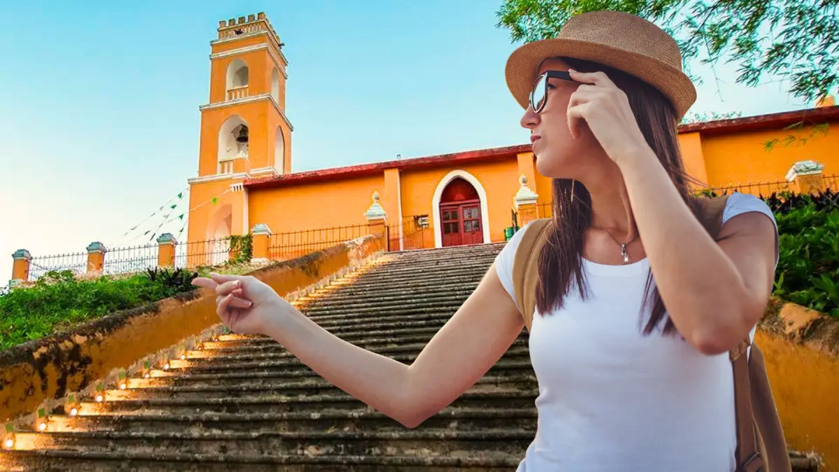 Esta capilla recibe a miles de visitantes cada año Foto: Hacienda y Ruinas de Aké/Canva