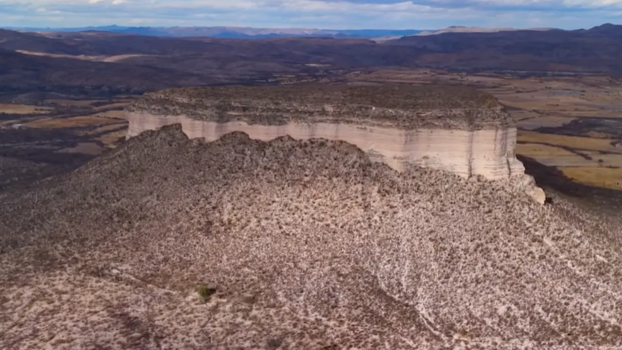 Hay un cerro de Durango que deslumbra por su peculiar forma. Foto: Especial.