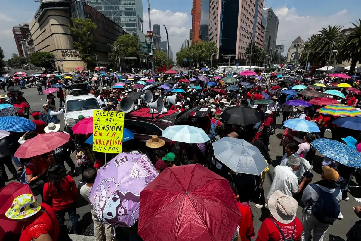 Marchas y bloqueos de la CNTE en CDMX, Foto: Laura Ávila