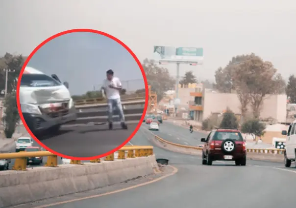 Accidente en el Edomex: mujer arrollada por combi en la México-Texcoco