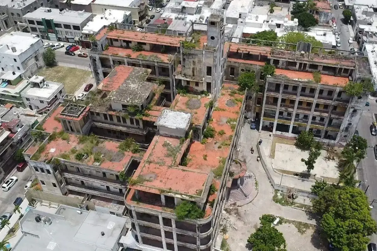 El antiguo hospital Canseco será transformado en un espacio multifuncional que reúna dependencias, comercios y atención ciudadana. Foto: INAH