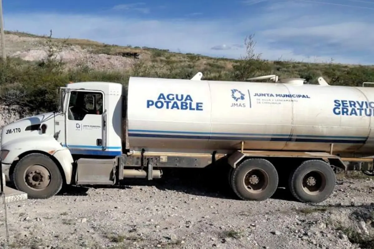 Esta es la Ruta de abastecimiento de agua por pipas – Ciudad Victoria. Foto: COMAPA