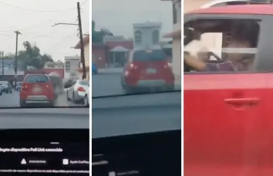 VIDEO | Mujer obliga a su hija a correr colgada de vehículo en Guadalupe