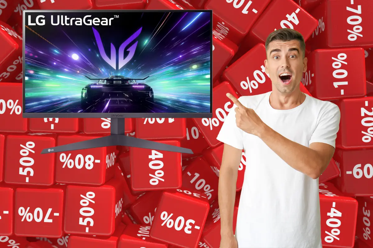 El monitor LG UltraGear no solo es especial para gamers, también es útil para  labores de edición, diseño o trabajo multitarea. Foto: Amazon | Canva
