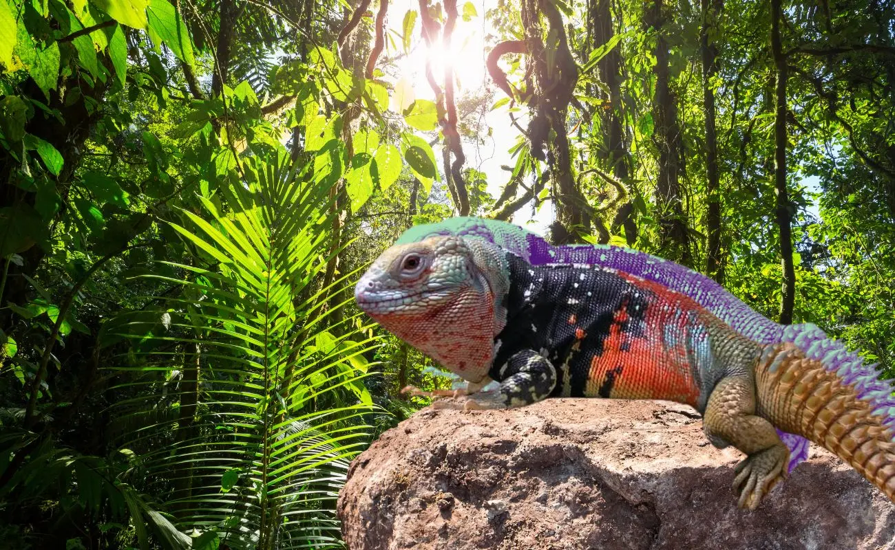 ¿Cómo es la iguana de cola espinosa? Foto: Canva | Roberto Rojo