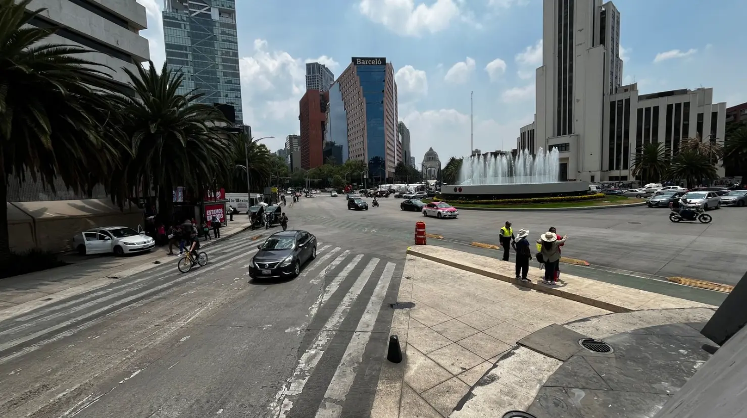 Paseo de la Reforma libre de manifestantes de la CNTE. Foto: Laura Ávila