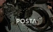Joven resulta gravemente herido tras impactar su motocicleta a gran velocidad en Guadalupe