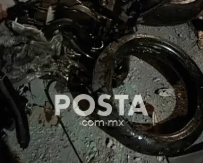 Joven resulta gravemente herido tras impactar su motocicleta a gran velocidad en Guadalupe