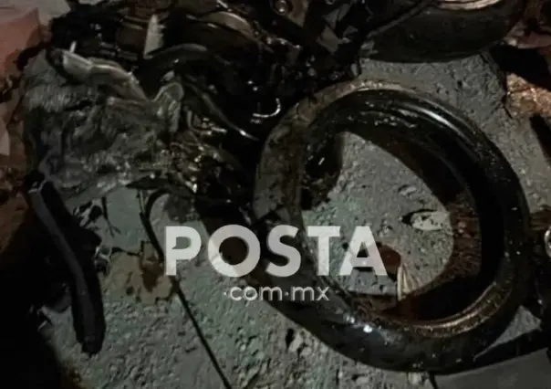 Joven resulta gravemente herido tras impactar su motocicleta a gran velocidad en Guadalupe