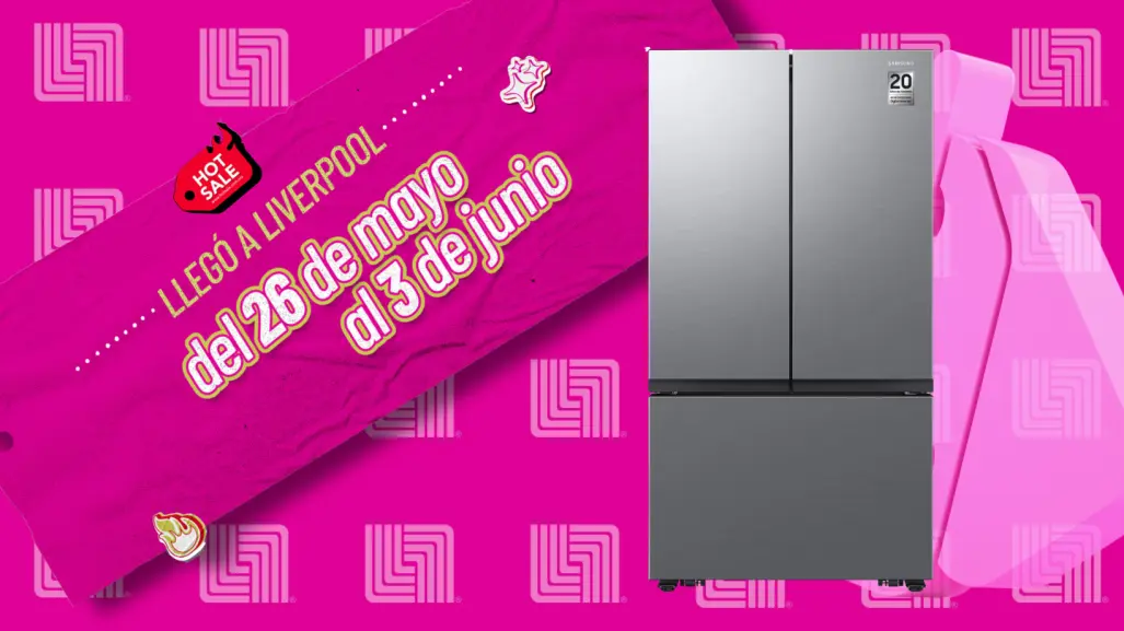 Liverpool tiene este refrigerador Samsung con 16 mil pesos de descuento