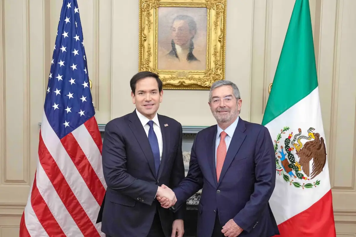 Marco Rubio y Juan Ramón de la Fuente en la Casa Blanca Foto: The White House