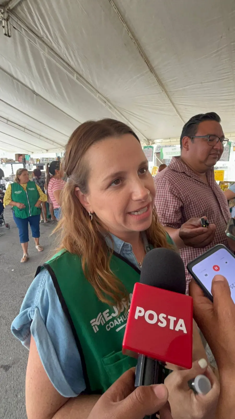 María Bárbara Cepeda, secretaria de Vinculación  Proyectos de Innovación Social e Inversión Pública en entrevista con POSTA Coahuila 