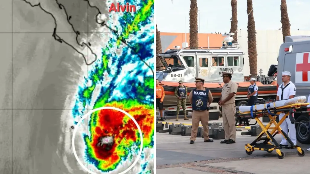 Tormenta tropical Alvin: Marina activa fase de prevención en Baja California Sur